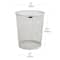 Mind Reader 2 Piece Garbage Round Metal Mesh Waste Basket Recycling Bin